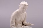 figurine, Painter, porcelain, Riga (Latvia), USSR, sculpture's work, molder - N.M. Lyuriy, 16 x 17.3...