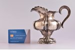 cream jug, silver, 875 standard, 309.05 g, h - 14.2 cm, by Hermann Bank, the 20-30ties of 20th cent....