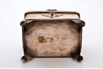 jewelry case, silver, 12 loth (750) standart, 1830-1851, total weight (without key) 789.25g, by Toma...