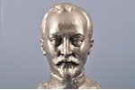 krūšutēls, F. Dzeržinskis, alumīnija sakausējums, 16.4 cm, svars 622.20 g., 20. gs....