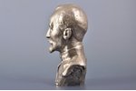krūšutēls, F. Dzeržinskis, alumīnija sakausējums, 16.4 cm, svars 622.20 g., 20. gs....
