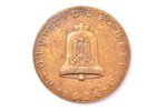 медаль, за автопробег, Олимпиада в Берлине 1936 года, Otto Placzek, бронза, Германия, Ø - 70.5 мм, 1...