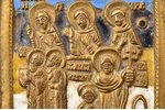 ikona, Svētie mocekļi Kiriks un Iulita, vara sakausējuma, 5-krāsu emalja, Krievijas impērija, 19. un...