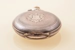 pocket watch, "Cylindre", women, Switzerland, silver, 875 standart, 29.45 g, 4.7 x 3.4 cm, Ø 25 mm,...