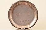 kabatas pulkstenis, "Cylindre", sieviešu, Šveice, sudrabs, 875 prove, 25.60 g, 4.3 x 3 cm, Ø 23.5 mm...