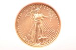 5 долларов, 2007 г., золото, США, Gem Uncirculated...