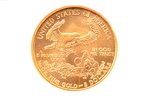 5 dollars, 2001, gold, USA, MS 69...