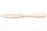 комплект ножей, 6 шт., серебро, 800 проба, металл, 1958, 1959 г., общий вес изделий 416.20г, Дания,...