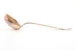 sieve spoon, silver, 830 standard, 56.50 g, gilding, 19.2 cm, 1883, Kristianstad, Sweden...