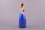 figurine, liqueur bottle, Girl in traditional costume, "A/S Ch. Jürgenson - Otto Schwarz", porcelain...