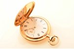 карманные часы, "Zenith", Швейцария, золото, 56 проба, 79.45 г, 6.8 x 5 см, Ø 40.7 мм, исправные...