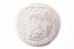 1 dālderis, 1791 g., sudrabs, Nīderlande, 27.83 g, Ø 40 mm, VF...