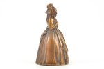 bell in the shape of a woman, bronze, 10 cm, weight 315.65 g....