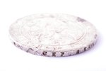 1 ruble, 1842, ACh, SPB, silver, Russia, 20.34 g, Ø 35.9 mm, VF...