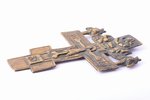 krusts, Kristus Krustā Sišana, vara sakausējuma, Krievijas impērija, 11.5 x 6.6 x 0.3 cm, 52.30 g....