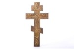 cross, The Crucifixion of Christ, copper alloy, Russia, 27.7 x 14 x 0.5 cm, 458.95 g....