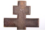 крест, Распятие Христово, медный сплав, Российская империя, 27.7 x 14 x 0.5 см, 458.95 г....