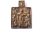 icon, Mother of God Joy of All Who Sorrow, copper alloy, Russia, the 18th cent., 6.4 x 4.8 x 0.3 cm,...