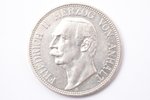 3 markas, 1911 g., A, sudrabs, Vācija, 16.60 g, Ø 33.1 mm, XF...