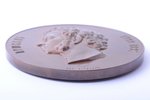 table medal, Centennial of the Birth of A. S. Pushkin, bronze, Russia, 1899, Ø 67.5 mm, 146.25 g, by...