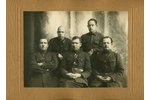 photography, portrait of the officers of RKKA (on cardboard), USSR, 20-30ties of 20th cent., 22,5x16...