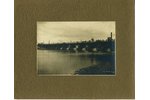 фотография, Рига, новый мост (на картоне), Латвия, 20-30е годы 20-го века, 16,5x11 см...