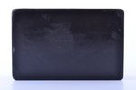шкатулка, "Бояре. Бытовая сцена", Российская империя, 10.4 x 16 x 5.8 см, небольшая трещина во внутр...