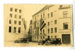 фотография, Старая Рига, строительство министерских зданий, Латвия, 20-30е годы 20-го века, 13,5x8,3...