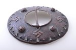 sakta, with fire crosses, copper, the item's dimensions Ø 12 cm, the 2nd half of the 20th cent., Lat...