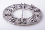 sakta, silver, 286.20 g., the item's dimensions Ø 17.2 cm, 1808, Latvia...