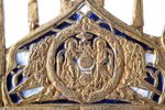 krusts, Kristus Krustā Sišana, vara sakausējuma, 2-krāsu emalja, Krievijas impērija, 19. gs. beigas,...