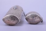 glasses case, silver, 875 standard, total weight of item 125.20, engraving, 17 x 4.6 x 2.8 cm, Russi...