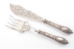 set of flatware items, silver, 950 standart, metal, total weight of items 287.30g, Louis Ravinet & C...