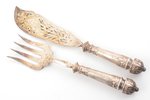 pair of tableware items, silver, 950 standart, metal, total weight of items 353.3g, France, 38 / 26....