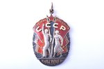 орден, Знак почёта, № 134174, СССР, 50.5 x 33.2 мм...