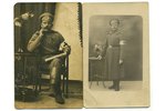 фотография, 2 шт., санитар, Российская империя, начало 20-го века, 14x8,8 см...