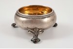 saltcellar, silver, 800 standard, 34 g, h 2.8 cm, Austro-Hungary...