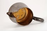 cream jug, silver, 84 standard, 187.90 g, h 11.1 cm, Ivan Mnekin, 1896-1907, Moscow, Russia...