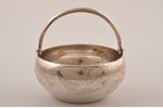 sugar-bowl, silver, 84 standard, 220 g, h (with handle) 11.3 cm, Nikolay Kemper's workshop, 1895, St...