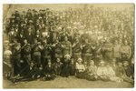 photography, forming of Latvian Riflemen battalions, Russia, beginning of 20th cent., 14x8,8 cm...