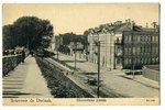 открытка, Даугавпилс, Шоссейная улица, Латвия, Российская империя, начало 20-го века, 14x8,8 см...