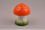 figurine, Saltcellar - mushroom, porcelain, Riga (Latvia), M.S. Kuznetsov manufactory, the 30ties of...