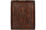икона, Огненное восхождение Пророка Илии, доска, живопиcь, Российская империя, 17-й век, 31.5 x 25.7...