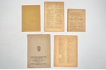 V. I. Ļeņina darbu komplekts (6 gab.), izdots autora dzīves laikā, 1906-1923 g., 1) Ленин Н. Пересмо...