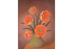 Zhilvinska Jadviga (1918-2010), Tulips, the 70-80ies of 20th cent., paper, pastel, 46.5 x 35.5 cm...