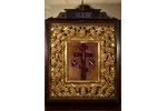 icon case, guilding, wood, Russia, 96 x 70 x 20 cm...