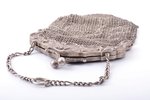 кошелёк, серебро, 167.65 г, кольчужное плетение, 17.5 x 10.4 см, Франция...