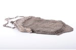 кошелёк, серебро, 167.65 г, кольчужное плетение, 17.5 x 10.4 см, Франция...