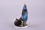 set of 3 figurines, "Ducks, Rooster and Hen", porcelain, Germany, Rosenthal, sculpture's work, by Ka...