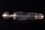 perfume bottle, silver, 950 standard, total weight of item 79.20, glass, 16.5 cm, France...